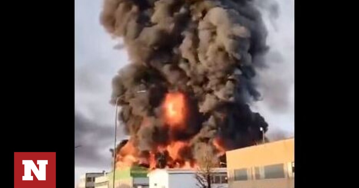 Italia: Incendio stabilimento chimico di Novara – Area evacuata – Newsbomb – News