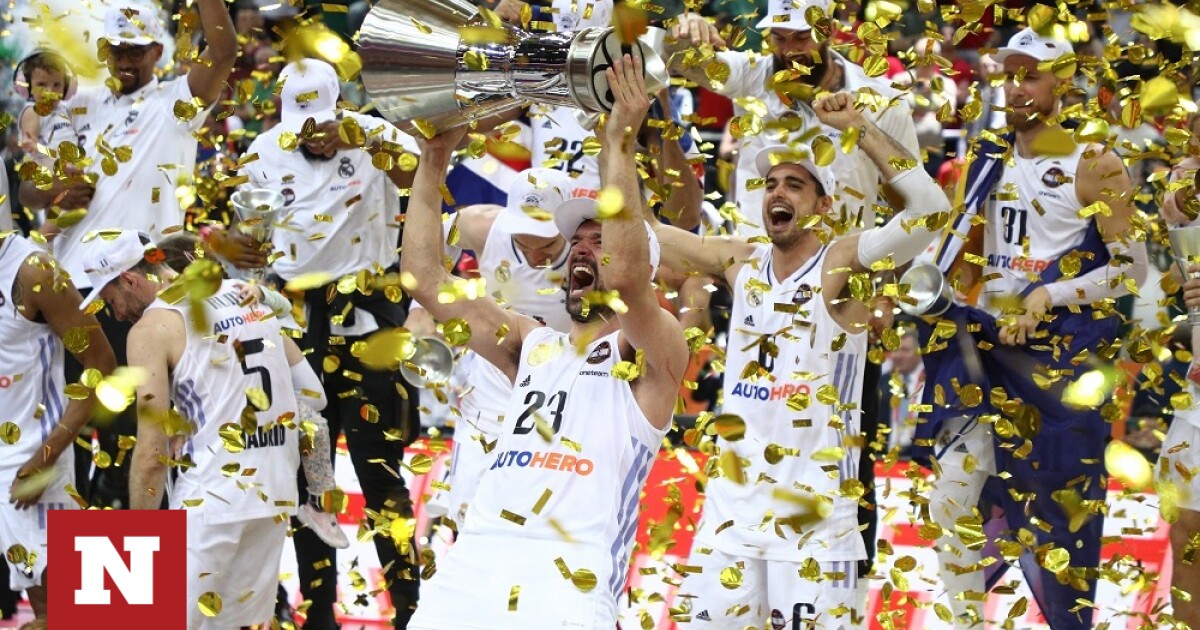 Euroleague Final Four 2023: Η απονομή της Ρεάλ Μαδρίτης – MVP ο Ταβάρες ...