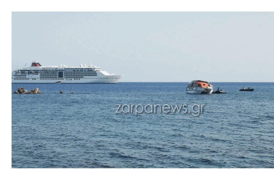 Χανιά: Λέμβος κρουαζιερόπλοιου έπεσε πάνω σε ξέρα στο Ενετικό Λιμάνι