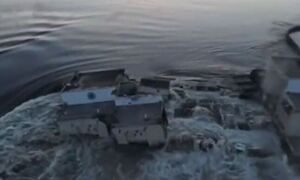 Ουκρανία: Μεγάλο φράγμα «ανατινάχθηκε» στη Χερσώνα - Τεράστιος όγκος νερού ρέει ανεξέλεγκτος